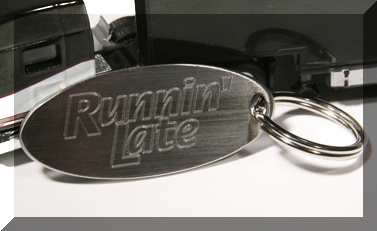 Runnin Late KeyChain